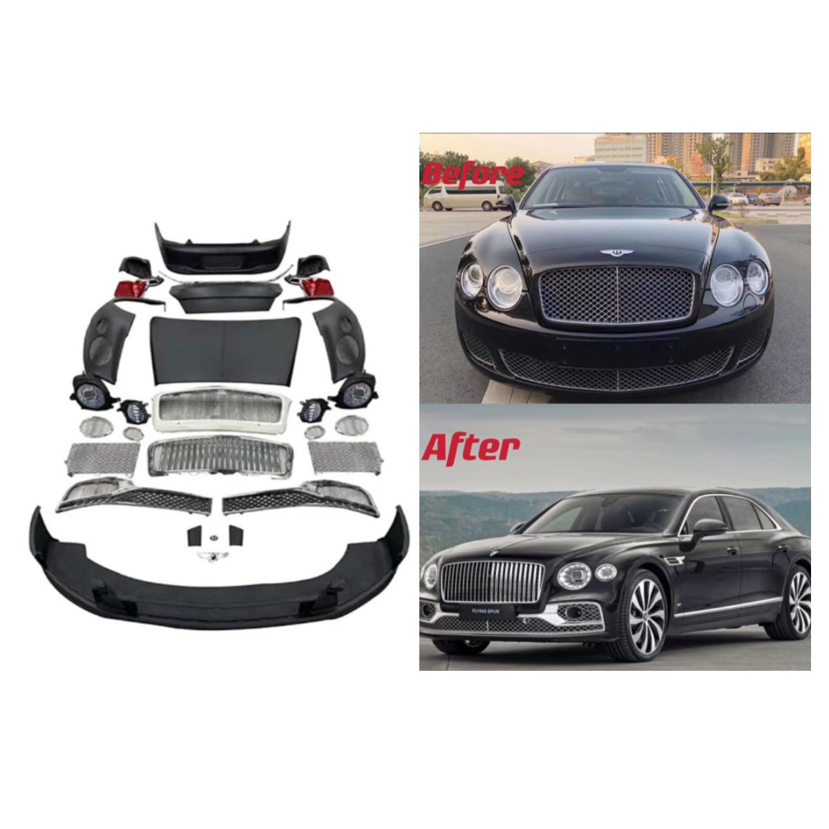 Flying Spur (2015-2019) Up to 2020 Widebody Kit