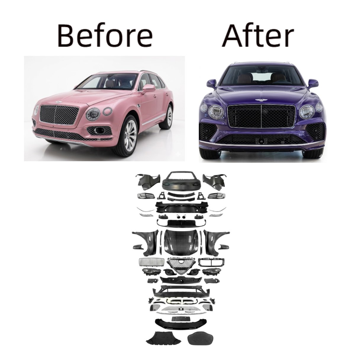 Bentayga (2016-2020) Up to 2021 Facelift Kit