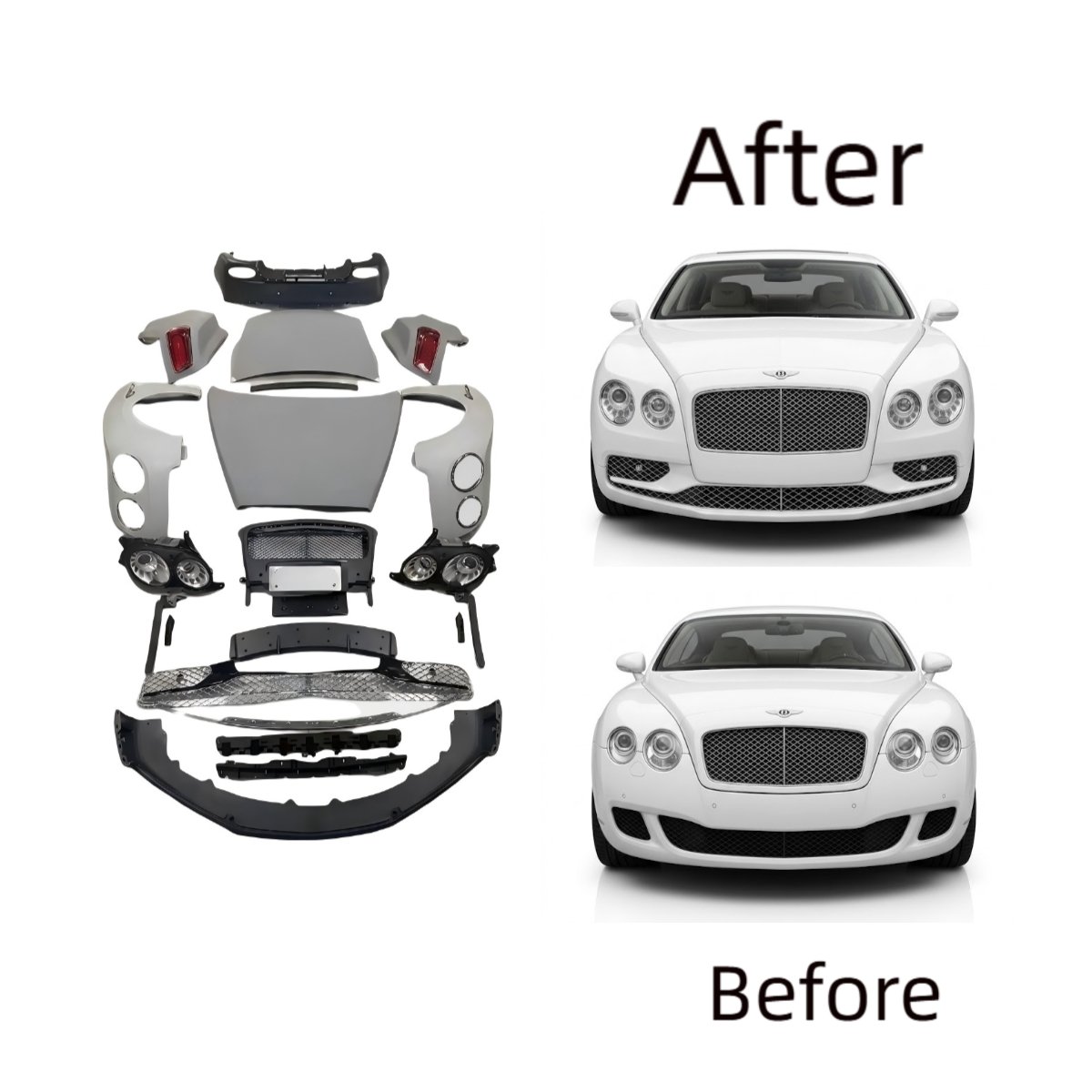 Flying Spur (2008-2013) Up to 2018 Facelift Kit
