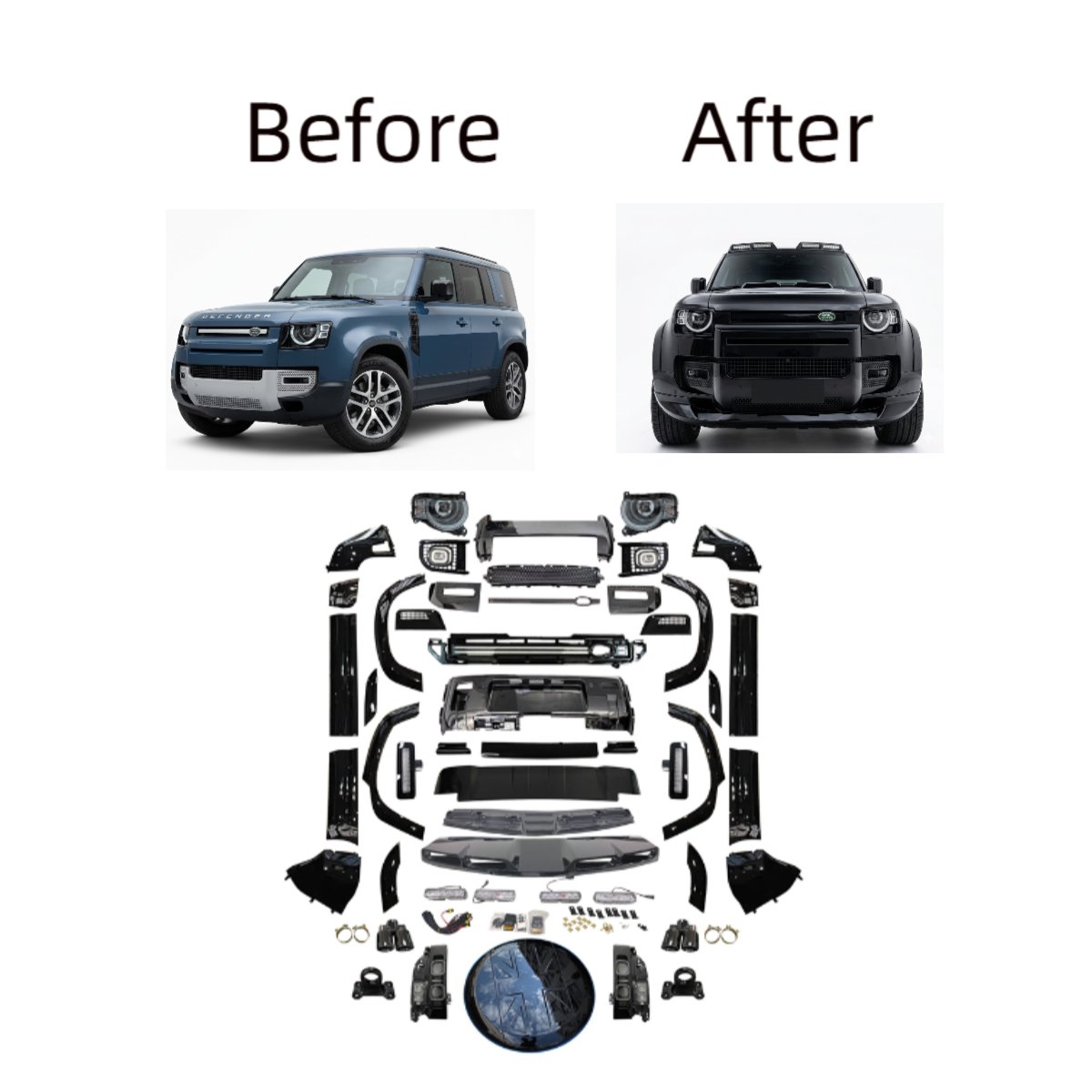 007 black Bodykit