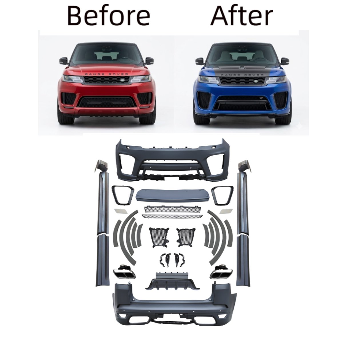 For range rover sport 2018-2022 SVR Bodykit