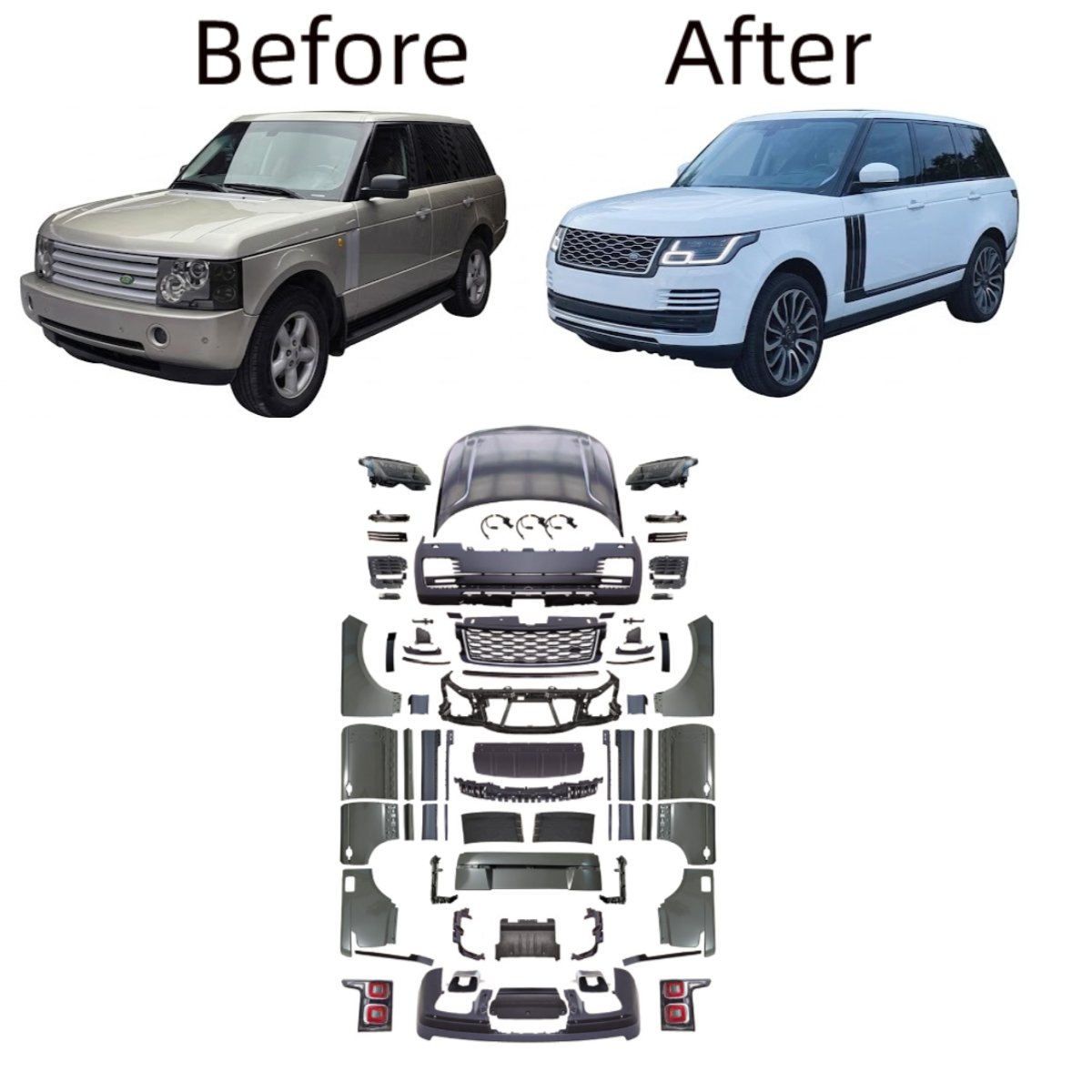 For 2005-2012 upgrade 2022 OEM bodykit