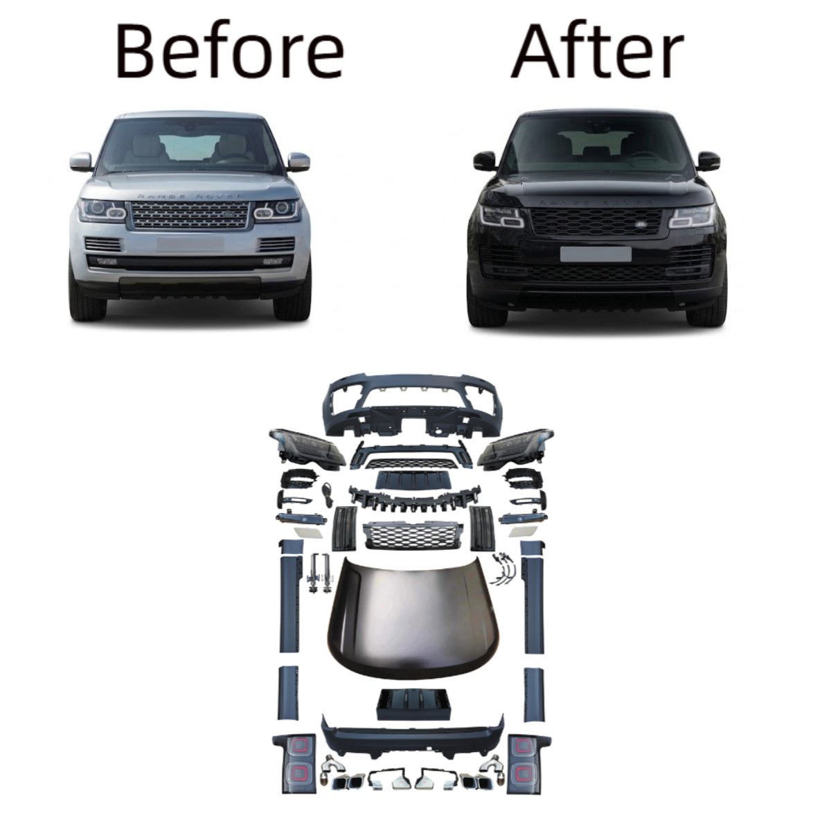 For 2013-2017 upgrade 2022 SVO bodykit