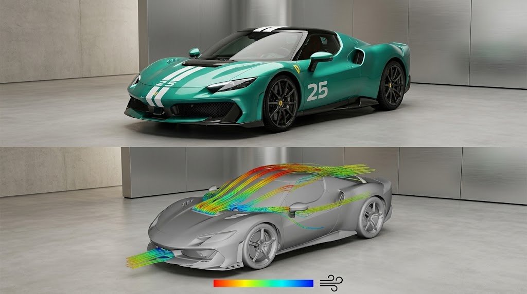enhances aerodynamic performance