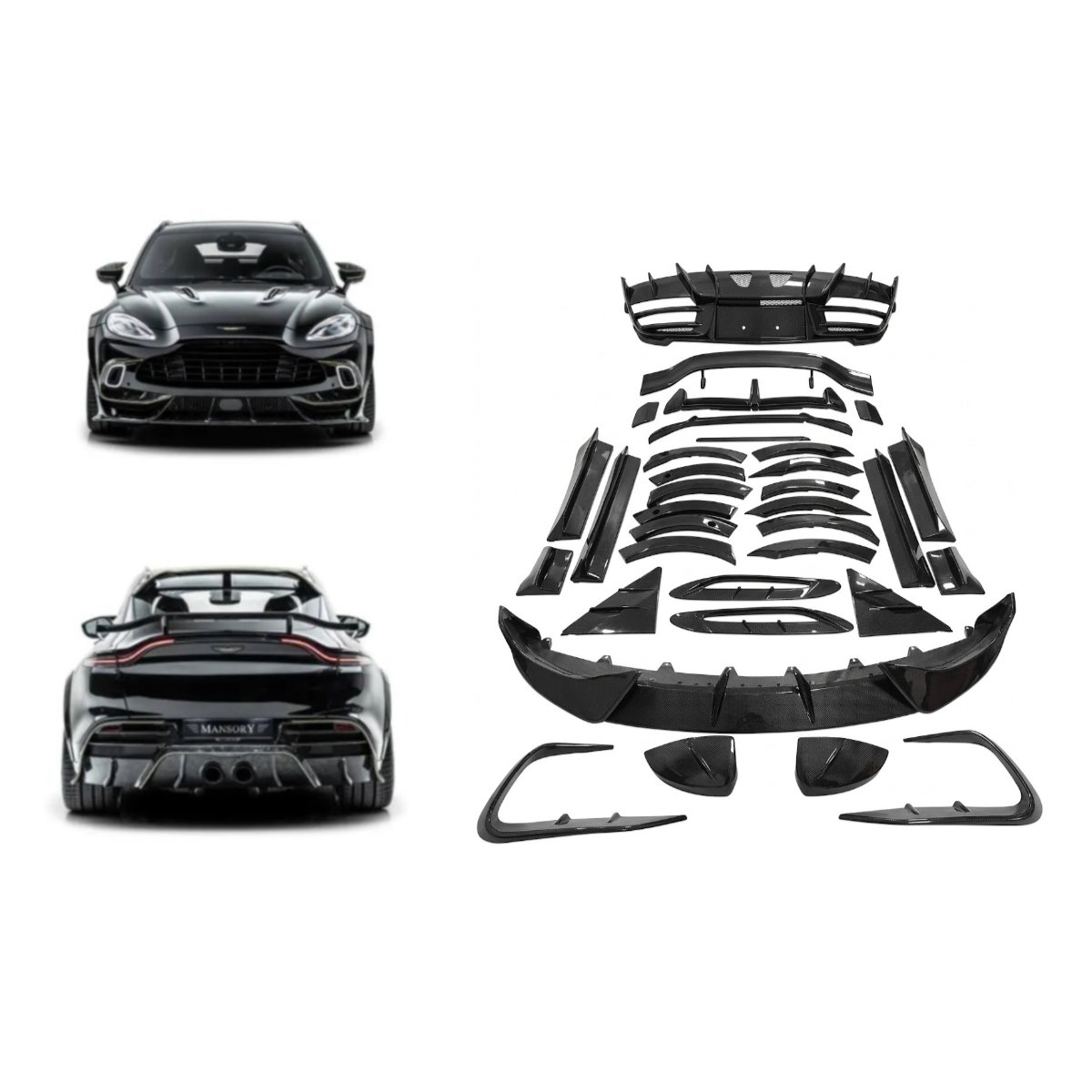 aston martin dbx up mansory bodykit