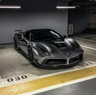 Ferrari 488 Upgrade to Mansory Style Carbon Bodykit