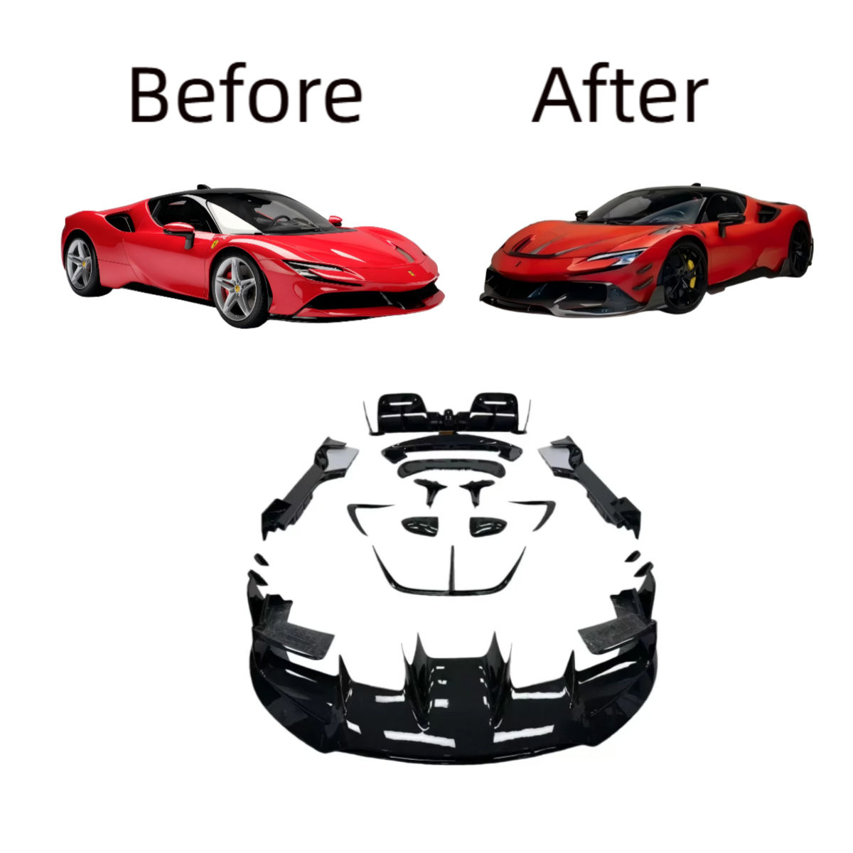SF90 Upgrade Mansory Version 1 Bodykit