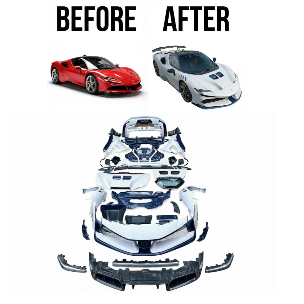 SF90 Upgrade SF90XX Bodykit